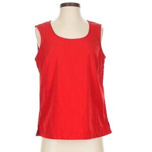 Travel Smith MEDIUM Women's M Red Shirt Tank Top Blouse TravelSmith‎